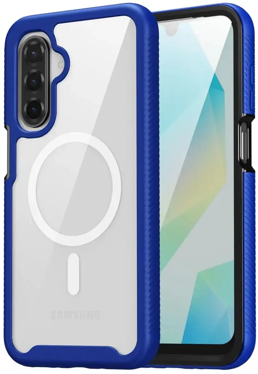 Selected Hoesje Samsung Galaxy A17 MagSafe Blauw - Full Protect