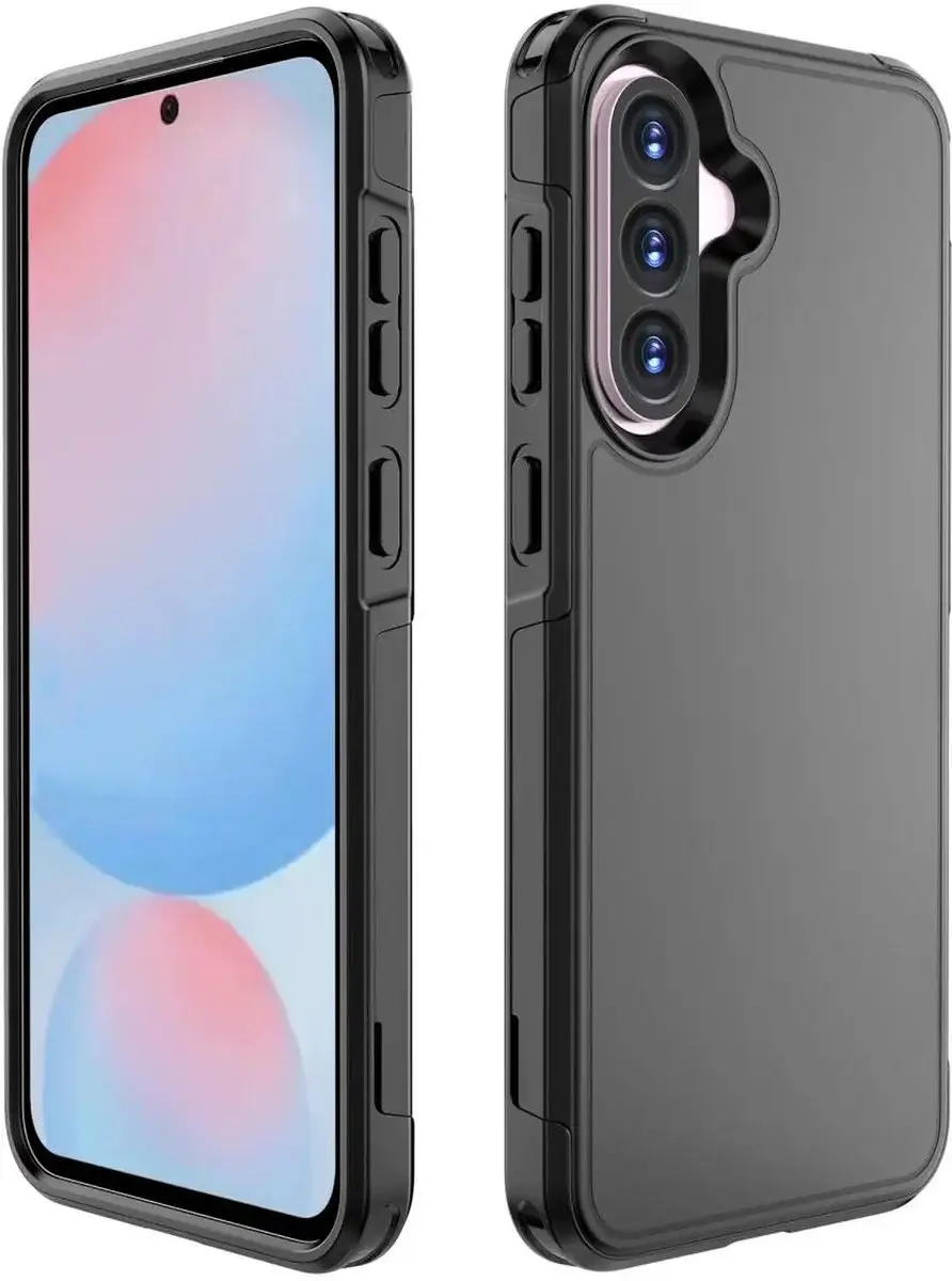 Selected Hoesje Samsung Galaxy A56 MagSafe Dual-Layer Zwart