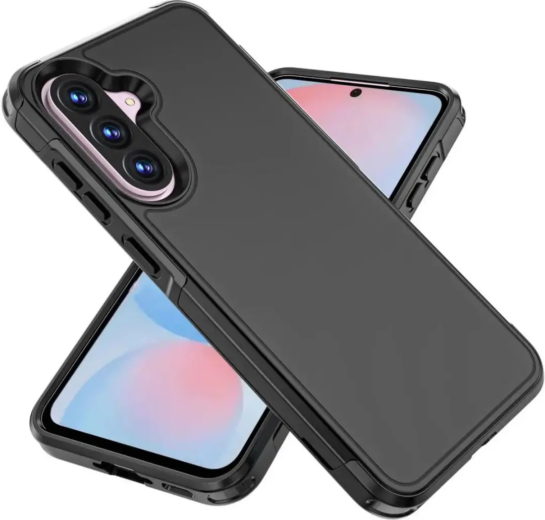 Selected Hoesje Samsung Galaxy A56 MagSafe Dual-Layer Zwart