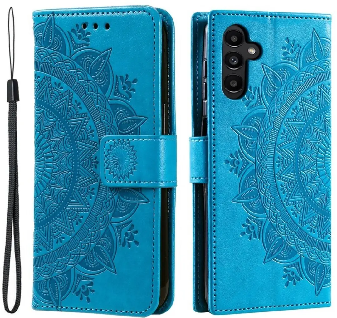 Selected Hoesje Samsung Galaxy A35 Mandala Blauw