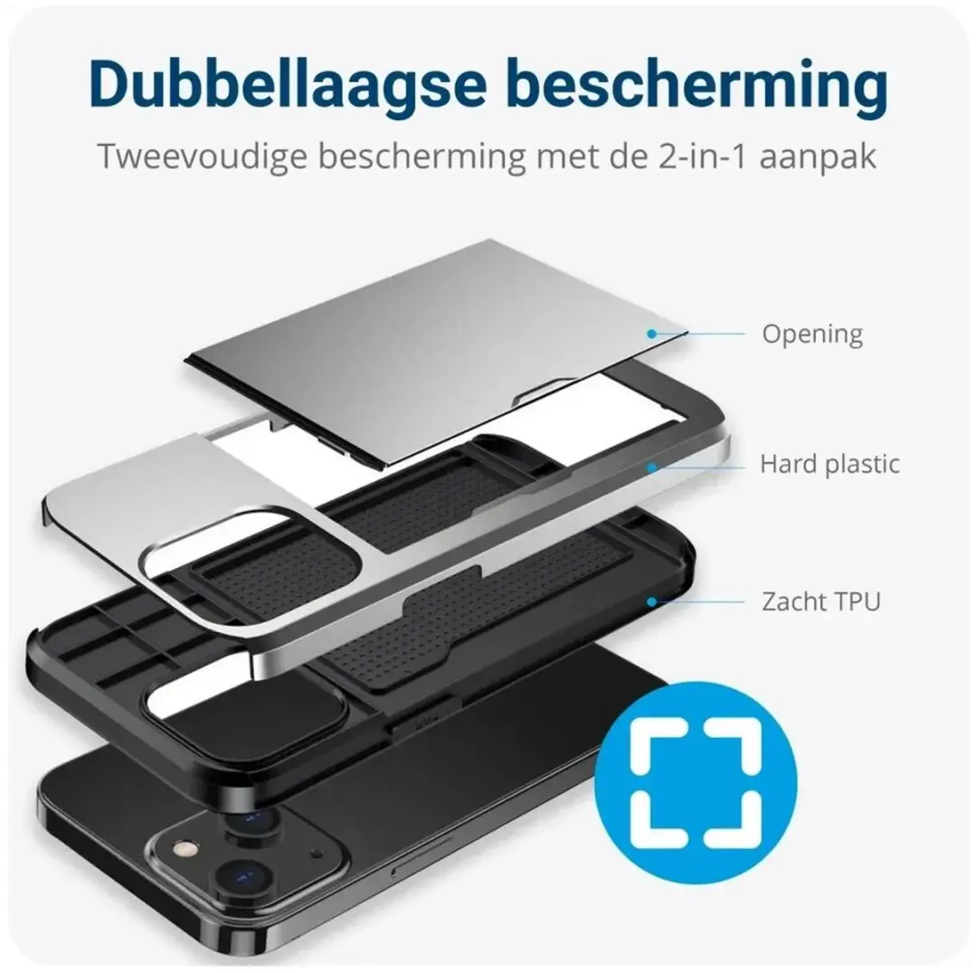 Selected Hoesje Samsung Galaxy S26 Kaarthouder 2 Pasjes - Grijs - afbeelding 6 van 6