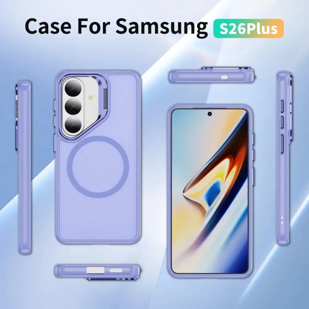 Selected Hoesje Samsung Galaxy S26 Plus - MagSafe & Qi2 - Licht Paars