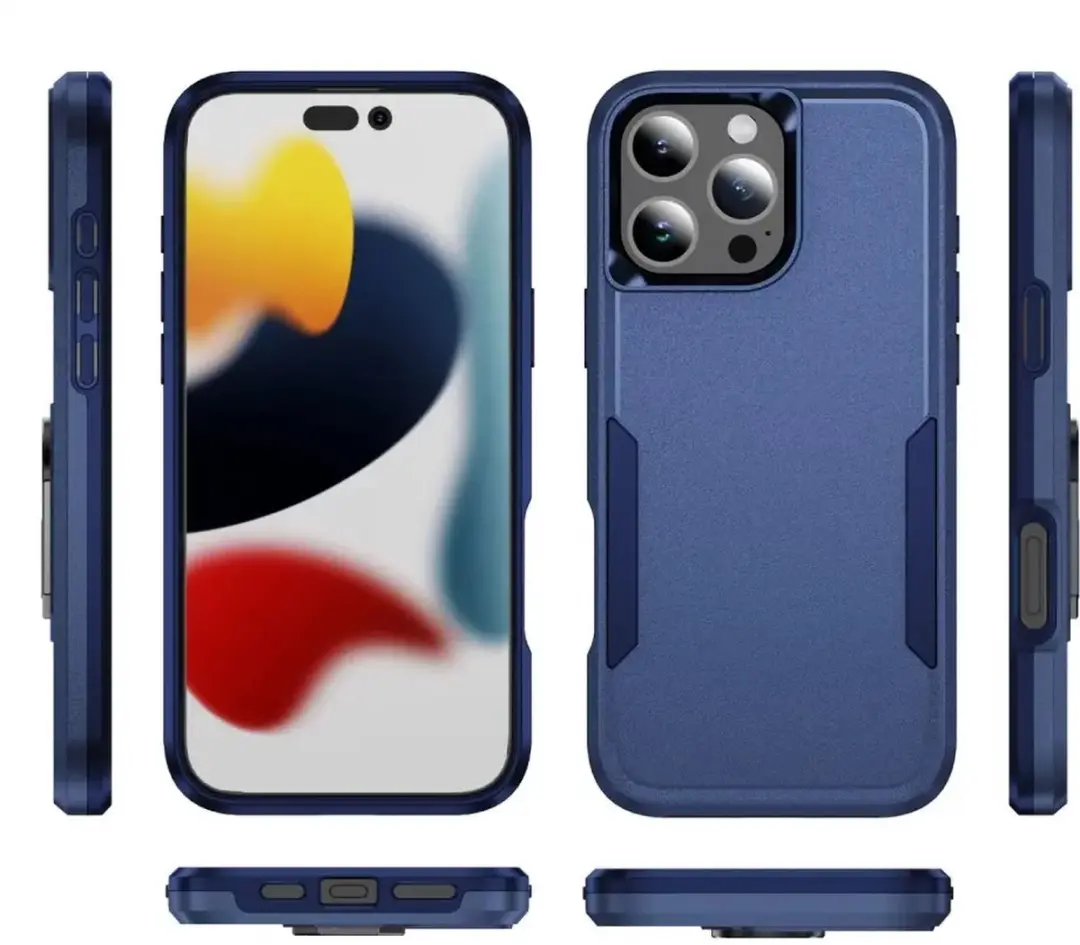 Selected Back Cover iPhone 16 Pro Max Blauw