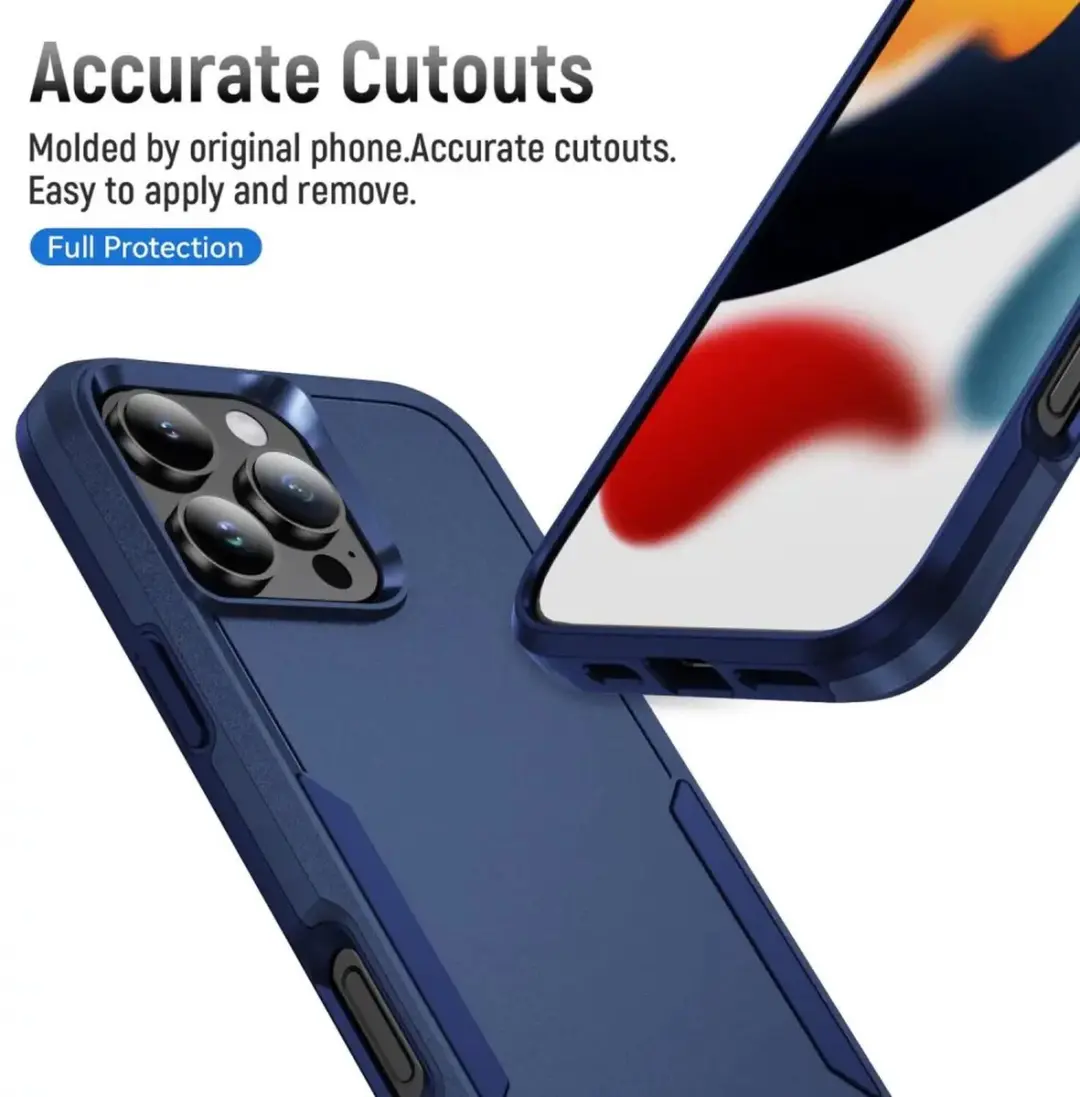 Selected Back Cover iPhone 16 Pro Max Blauw