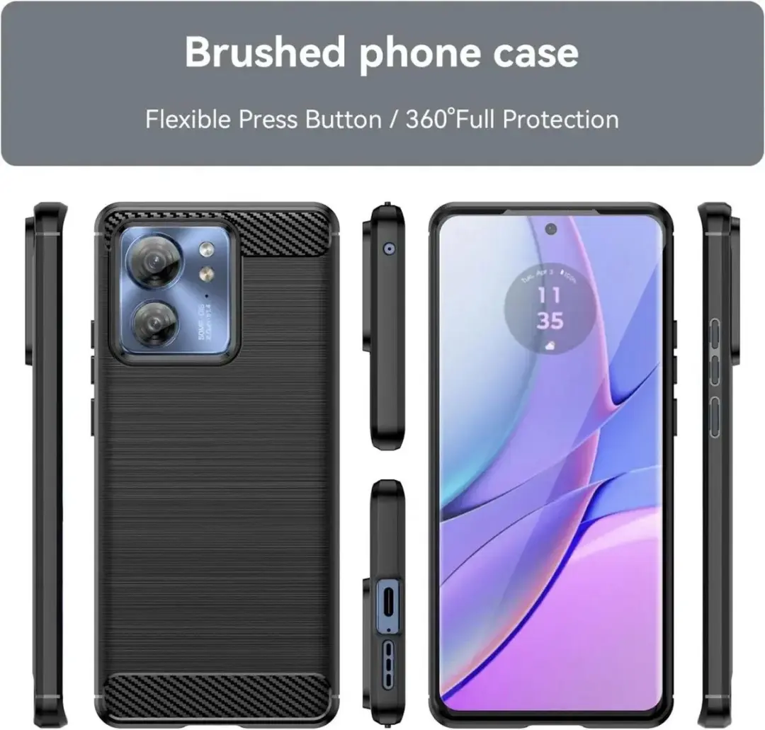 Selected TPU Hoesje Motorola Edge 40 - Zwart