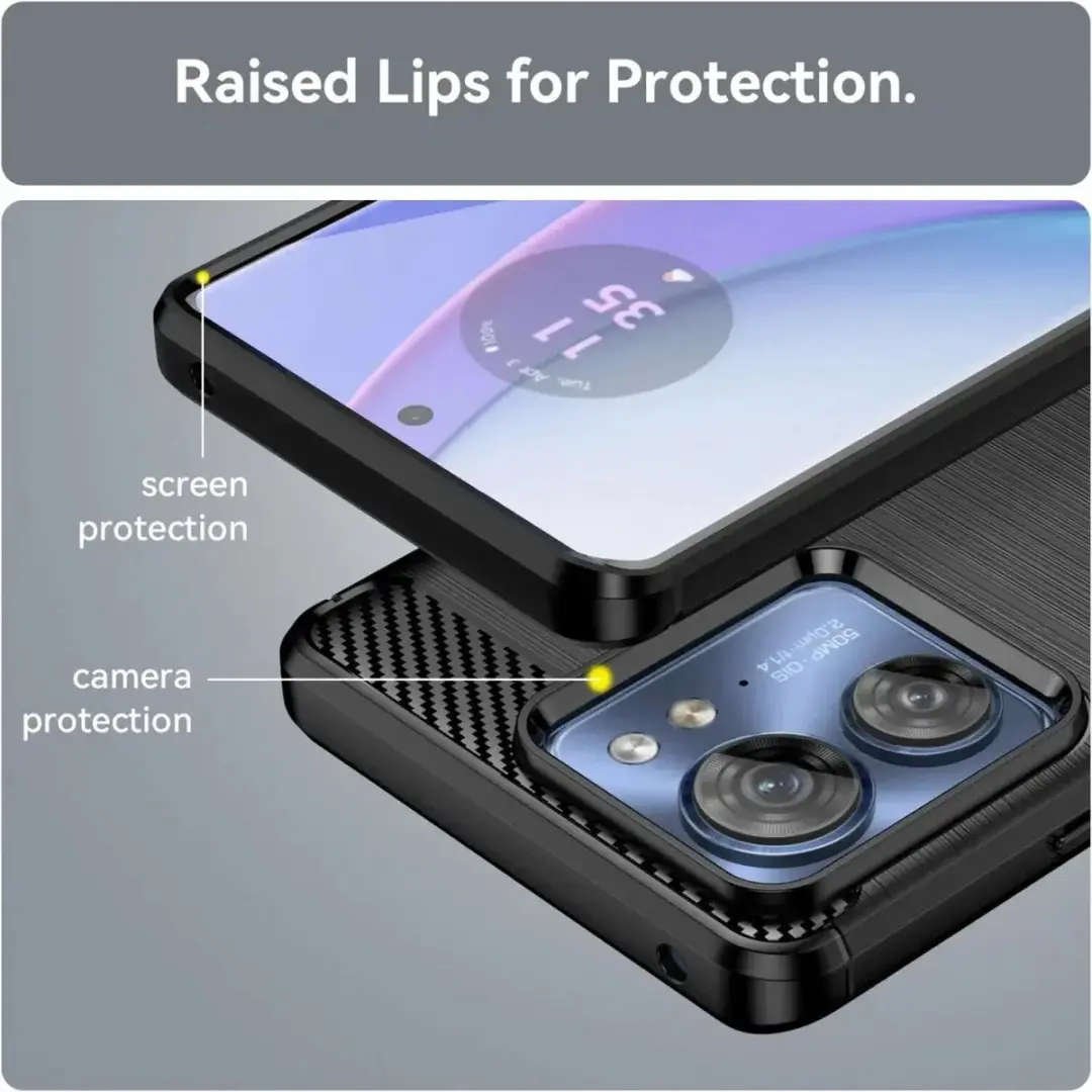 Selected TPU Hoesje Motorola Edge 40 - Zwart