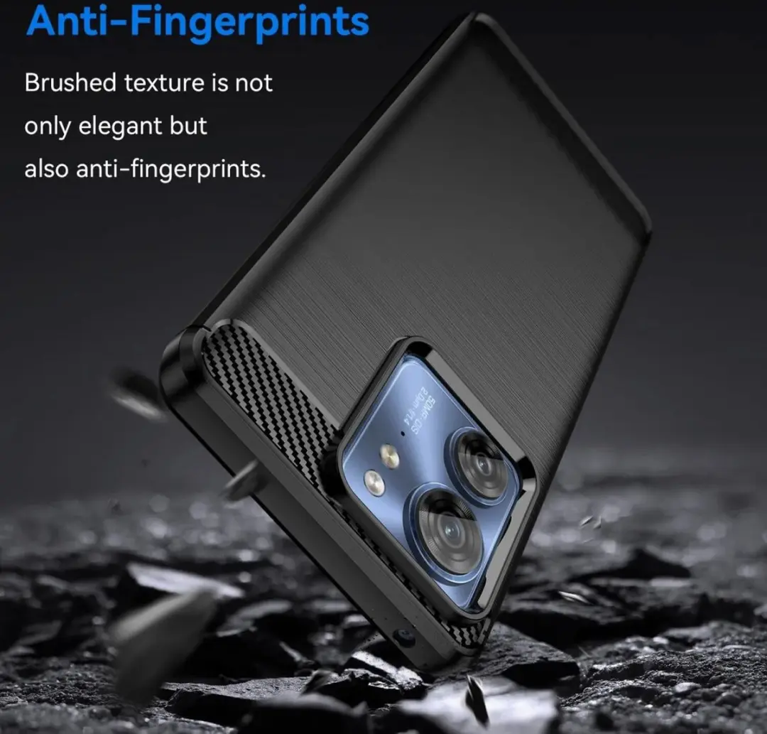 Selected TPU Hoesje Motorola Edge 40 - Zwart - afbeelding 6 van 6