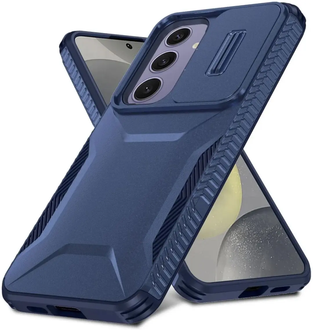 Samsung Galaxy S24 FE Hoesje Blauw - Schokbestendig