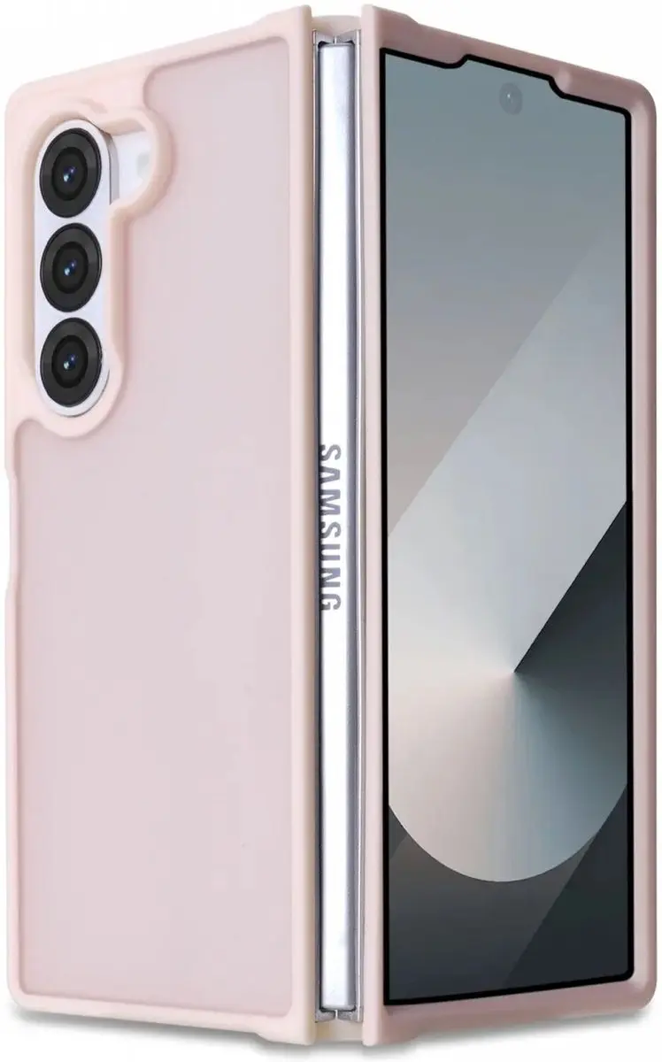 Selected Hoesje Samsung Galaxy Z Fold6 - Roze Mat