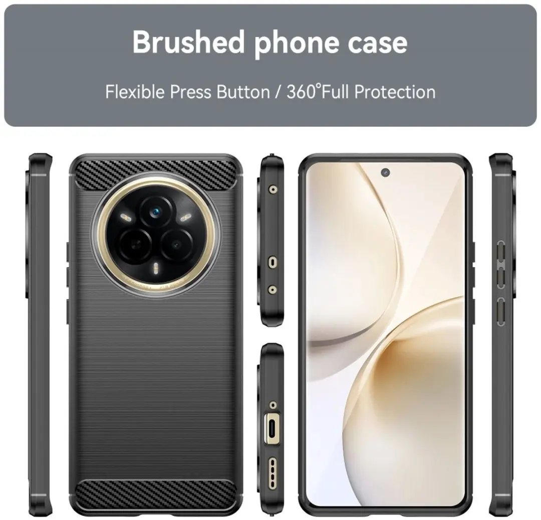 Selected TPU Hoesje Realme 14 Pro - Zwart