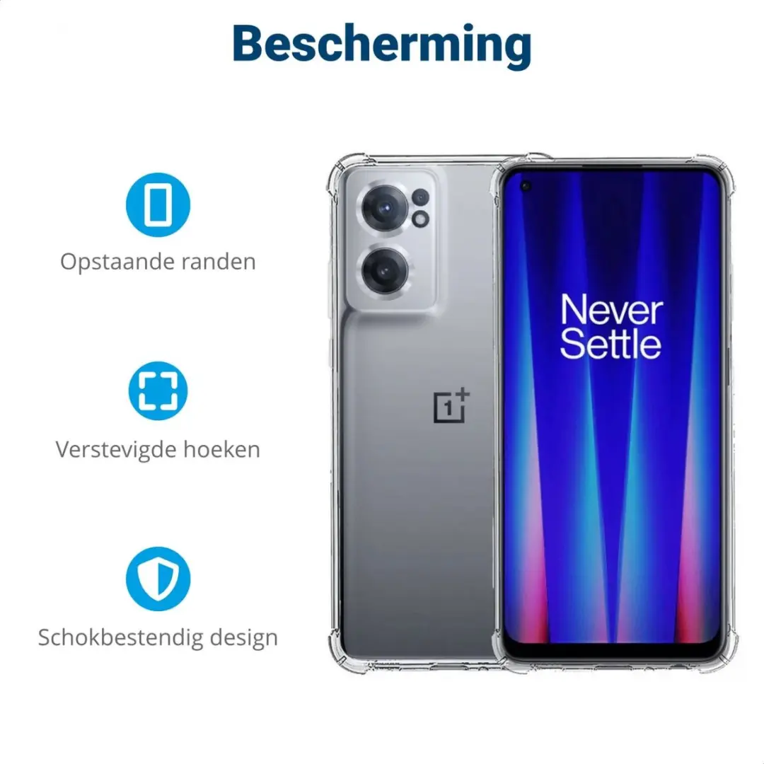 OnePlus Nord CE 2 TPU Hoesje - Transparant