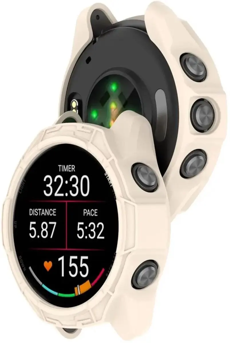 Selected by GSMpunt Garmin Forerunner 970 Hoesje - Beige