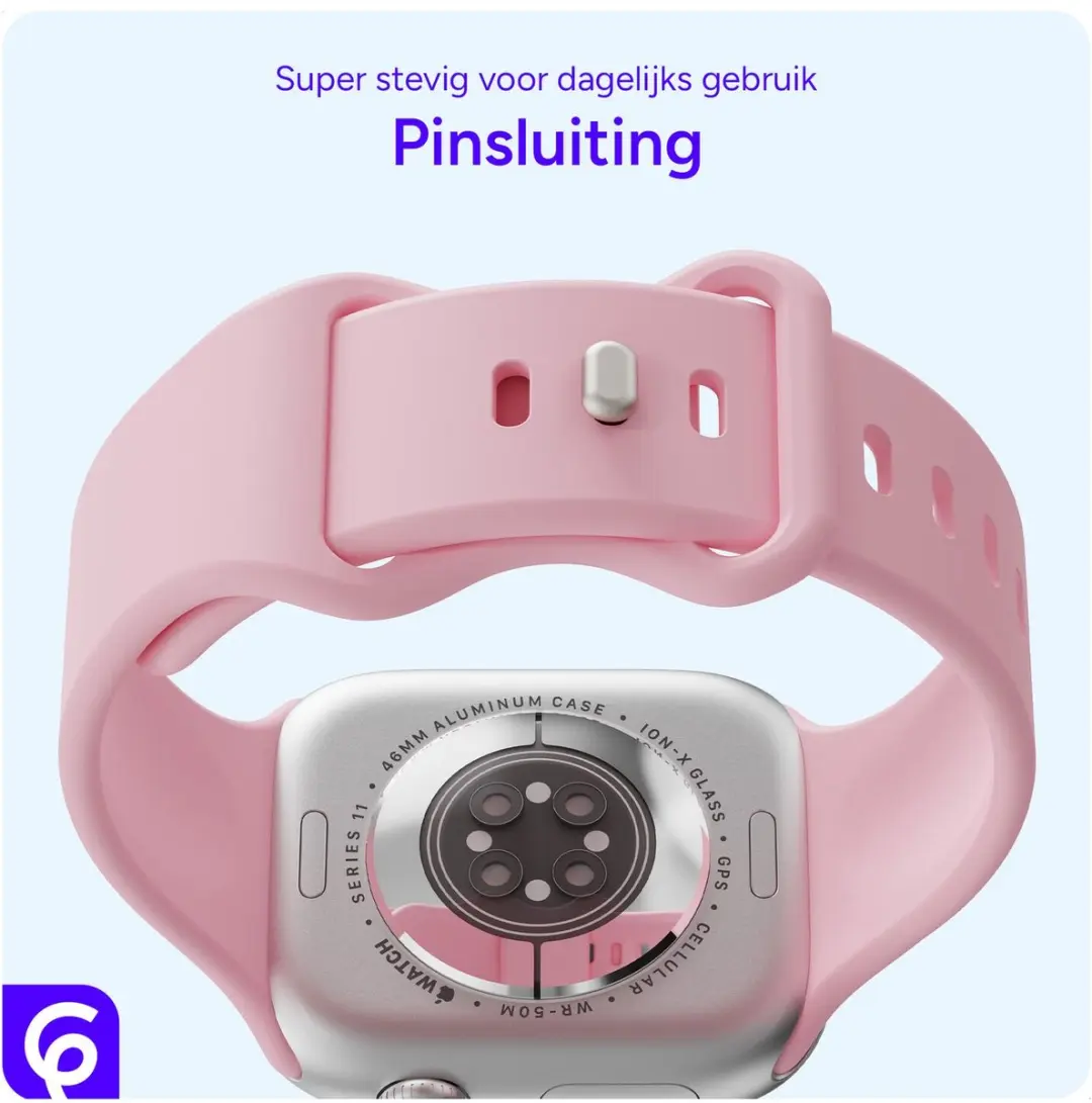Selected SBG Siliconen Bandje Apple Watch Ultra 49mm - Roze