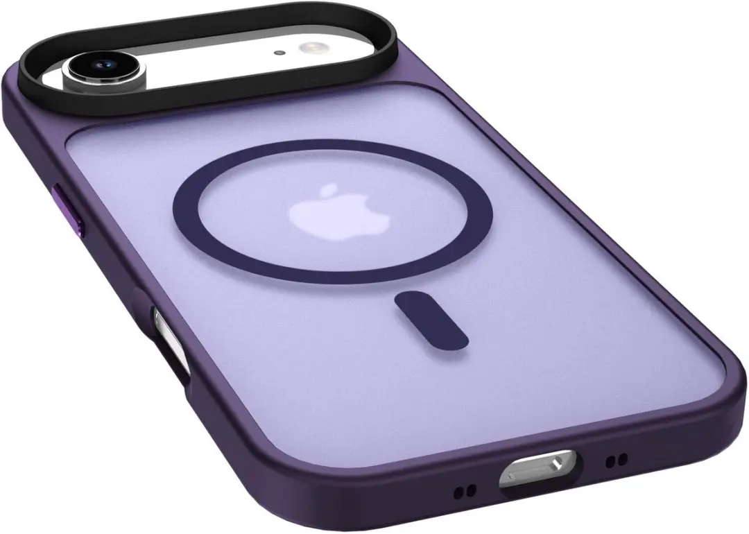 Selected iPhone Air Hoesje Mat - Donker Paars - MagSafe