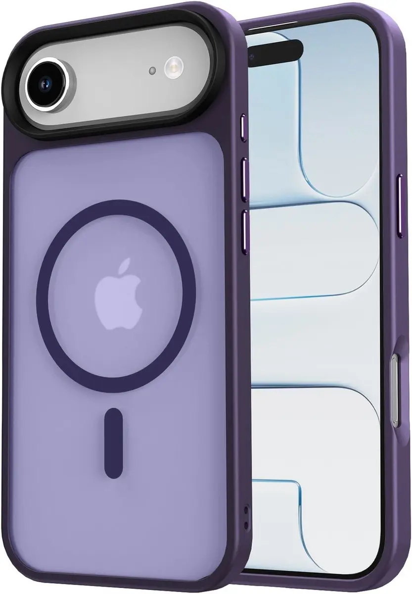 Selected iPhone Air Hoesje Mat - Donker Paars - MagSafe