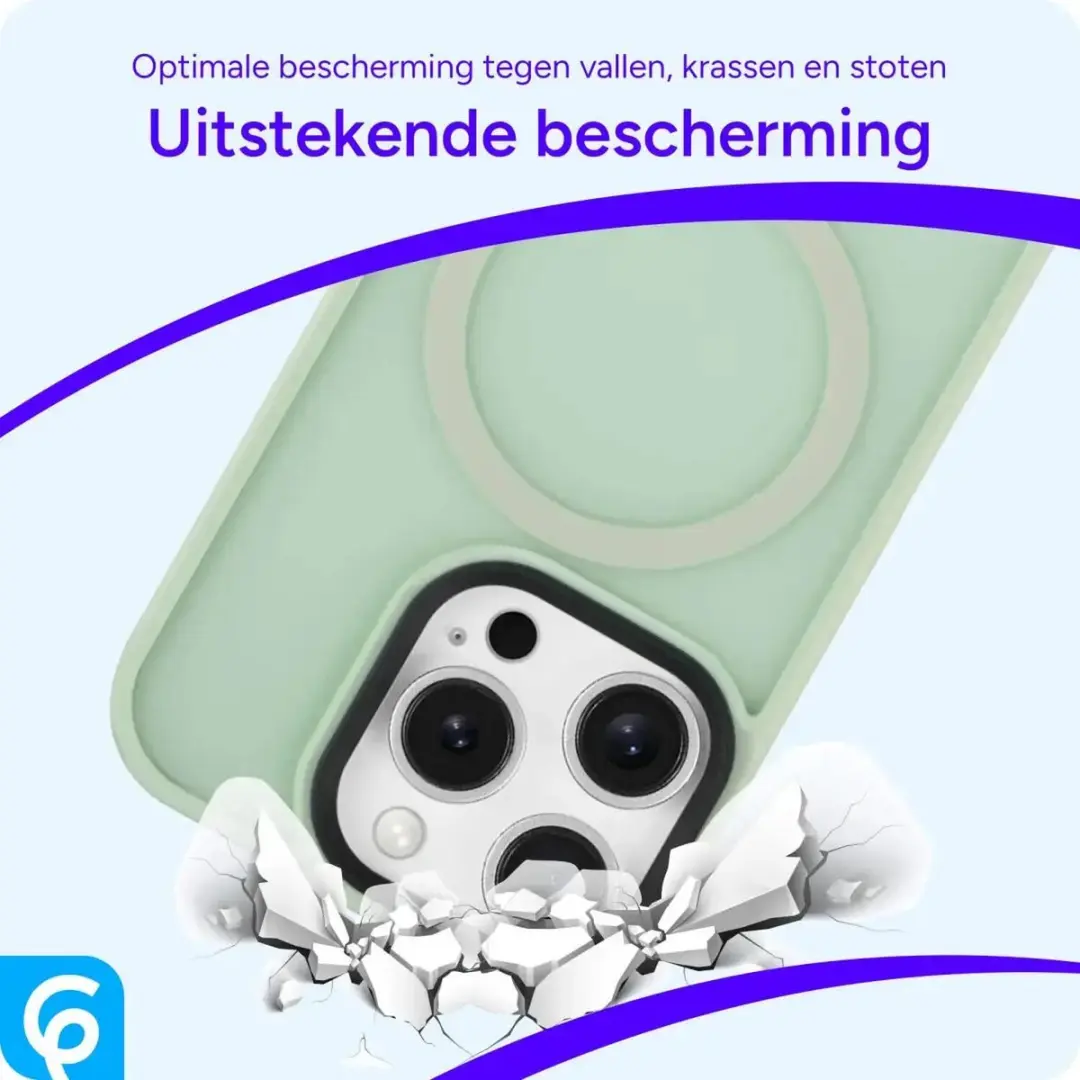 Selected by GSMpunt.nl iPhone 16 Pro Hoesje - Matte Groen - MagSafe - afbeelding 6 van 6