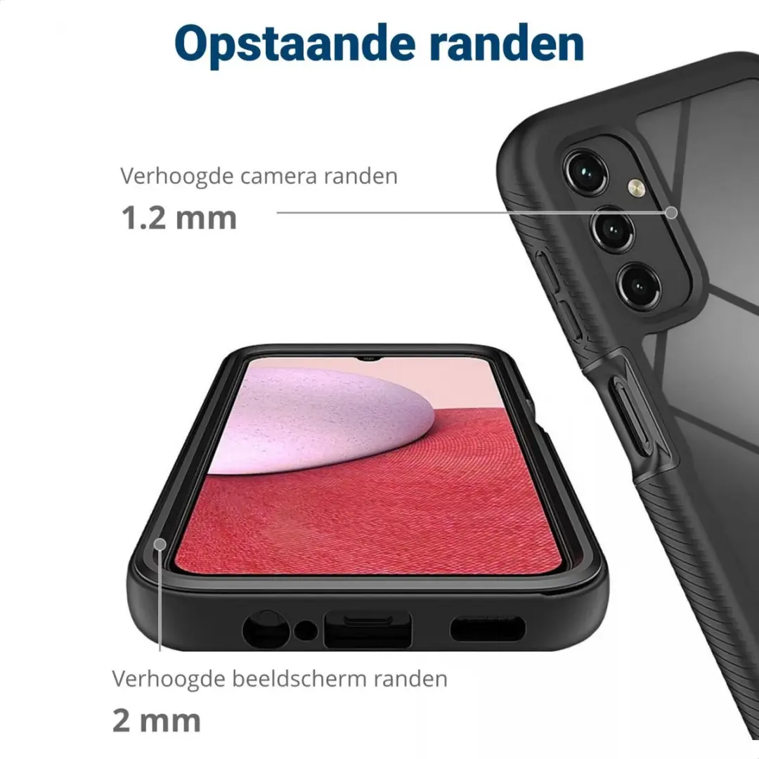 Selected by GSMpunt Hoesje Samsung Galaxy A14 - Blauw/Transparant