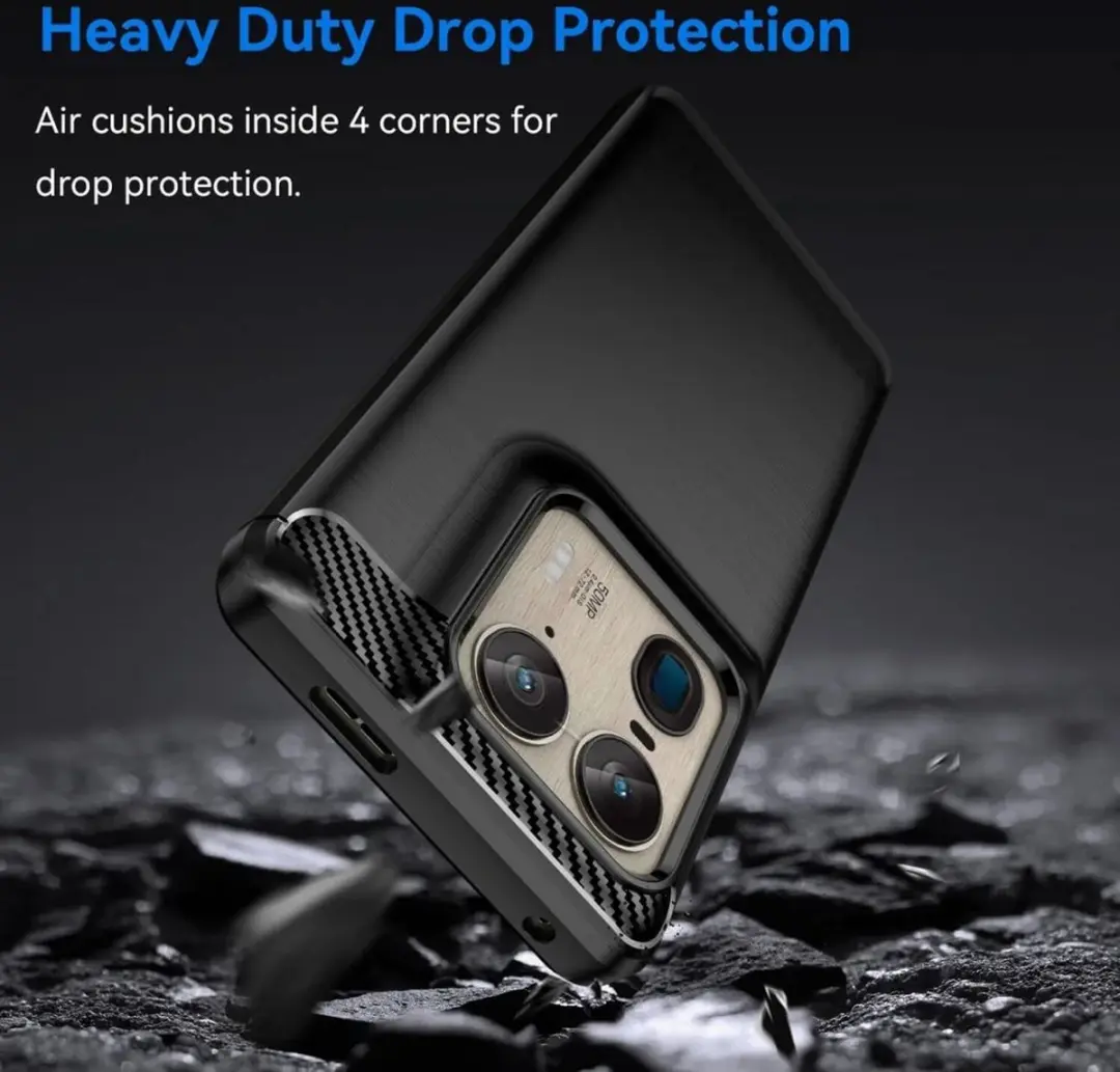 Selected TPU Hoesje Motorola Edge 50 Ultra - Zwart