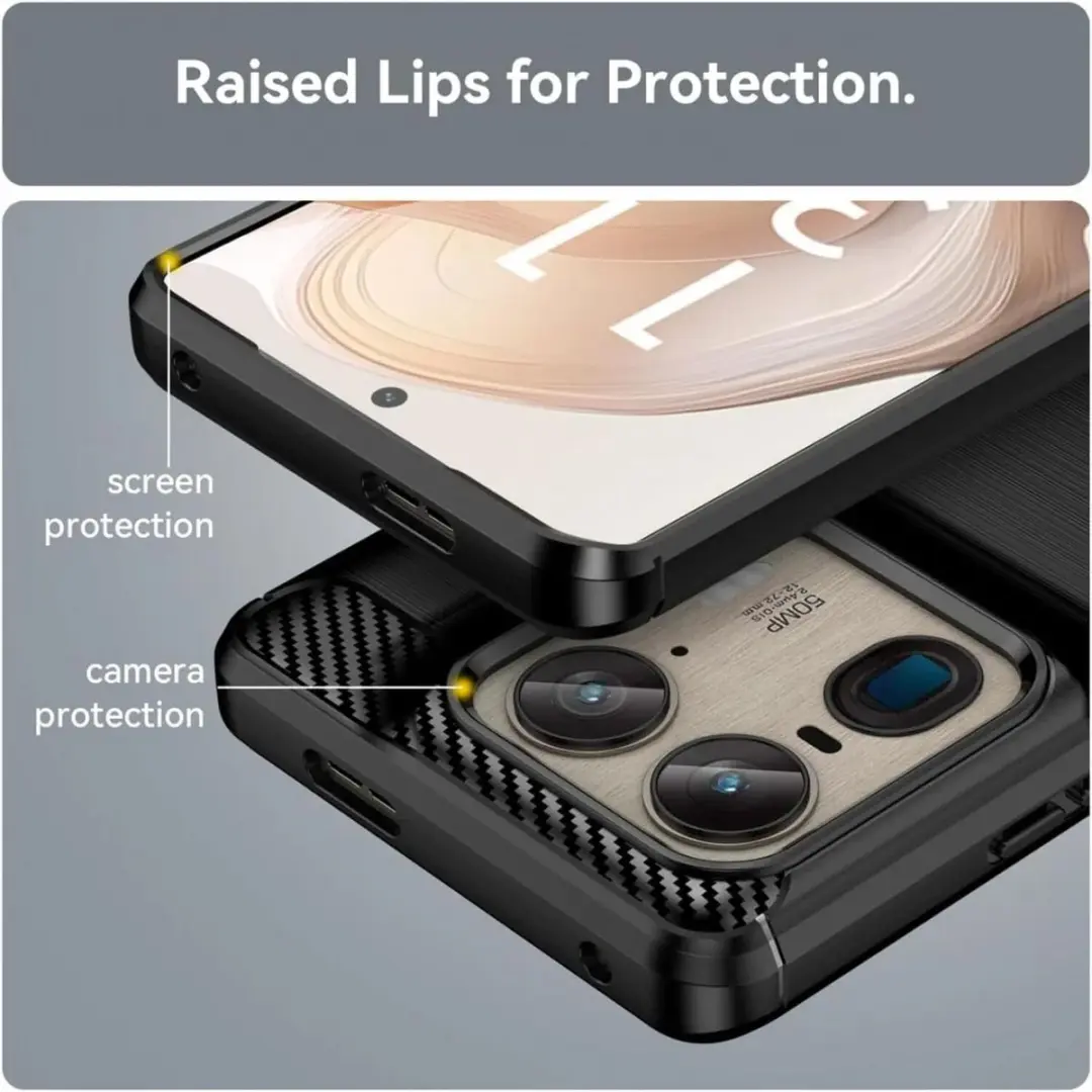 Selected TPU Hoesje Motorola Edge 50 Ultra - Zwart