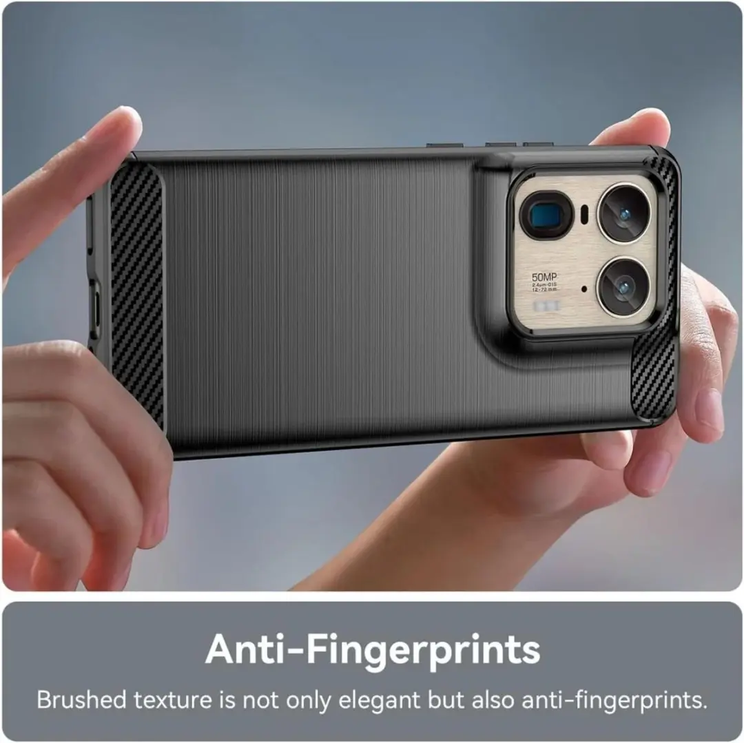 Selected TPU Hoesje Motorola Edge 50 Ultra - Zwart - afbeelding 6 van 6