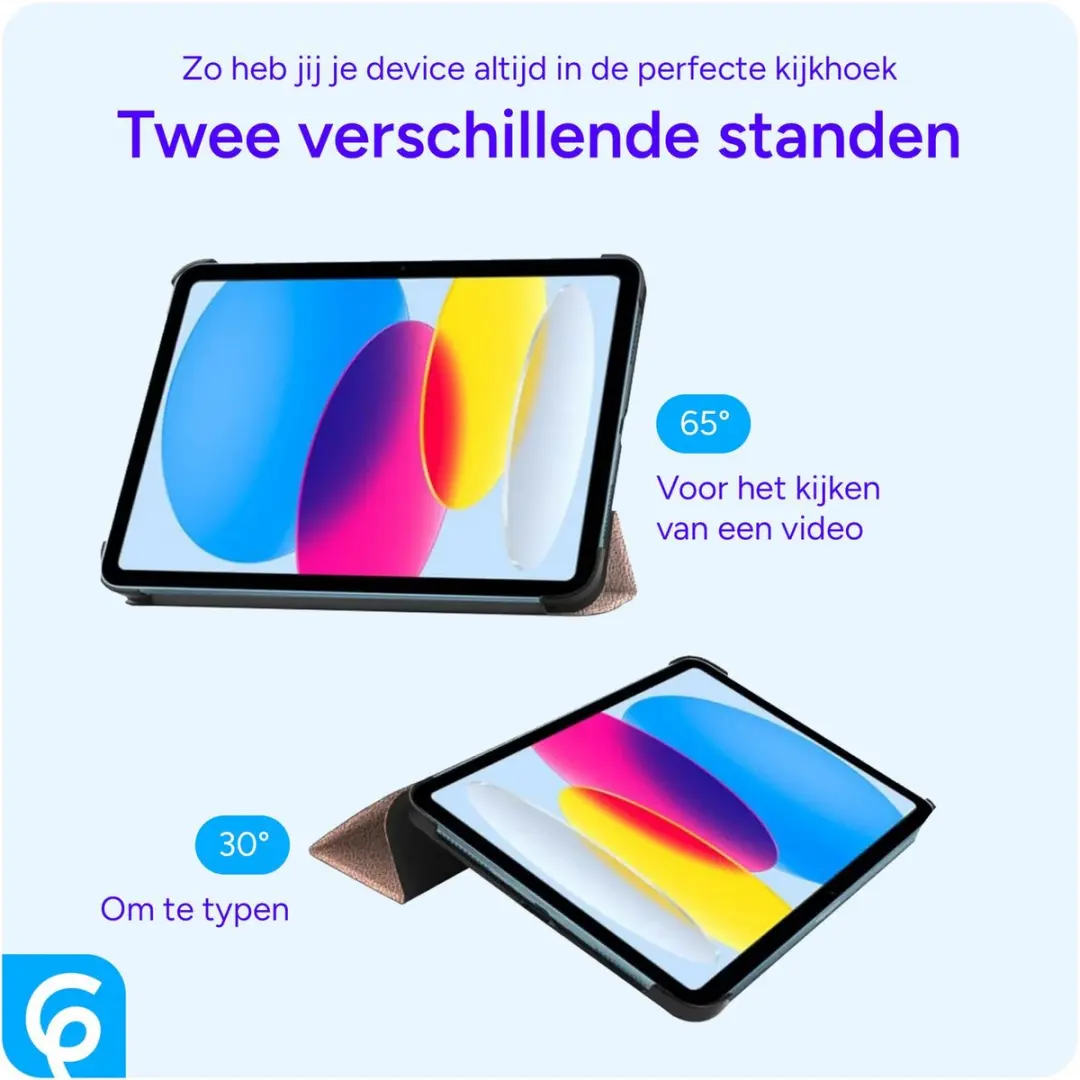 Selected by GSMpunt Apple iPad 11 Hoes - Roze Goud