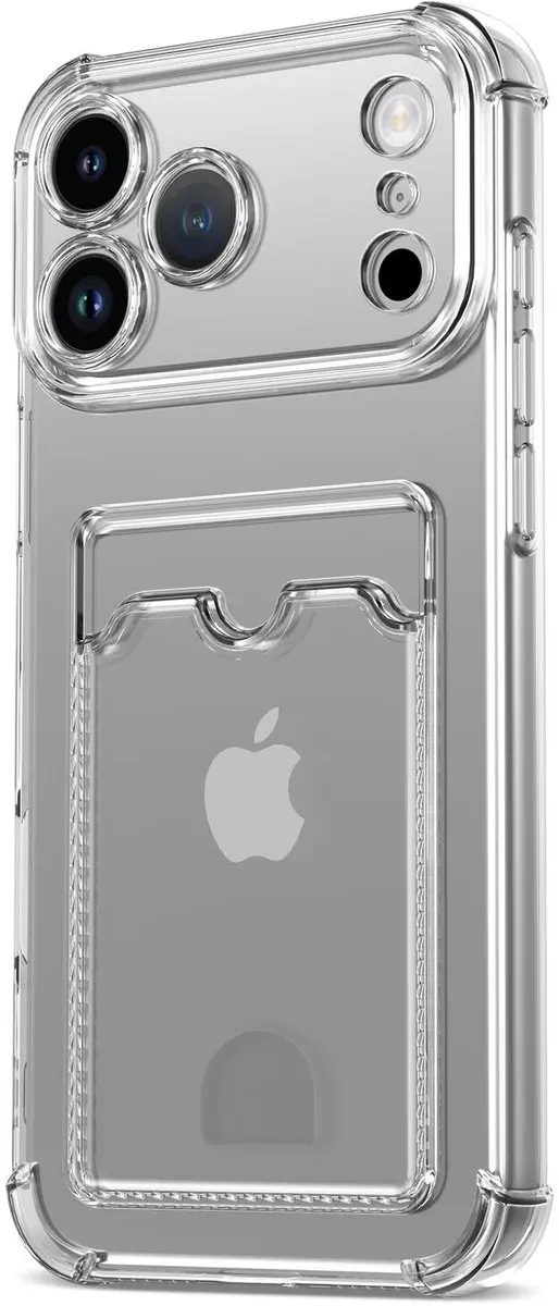 Selected Transparant Hoesje iPhone 17 Pro Max - Pasjeshouder