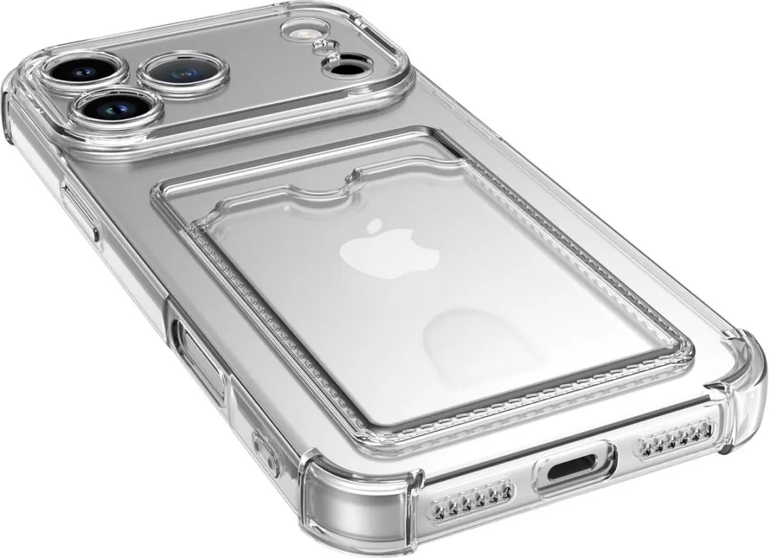 Selected Transparant Hoesje iPhone 17 Pro Max - Pasjeshouder
