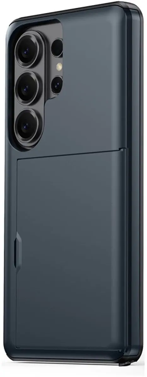 Selected Hoesje Samsung Galaxy S26 Ultra - Kaarthouder 2 Pasjes Blauw