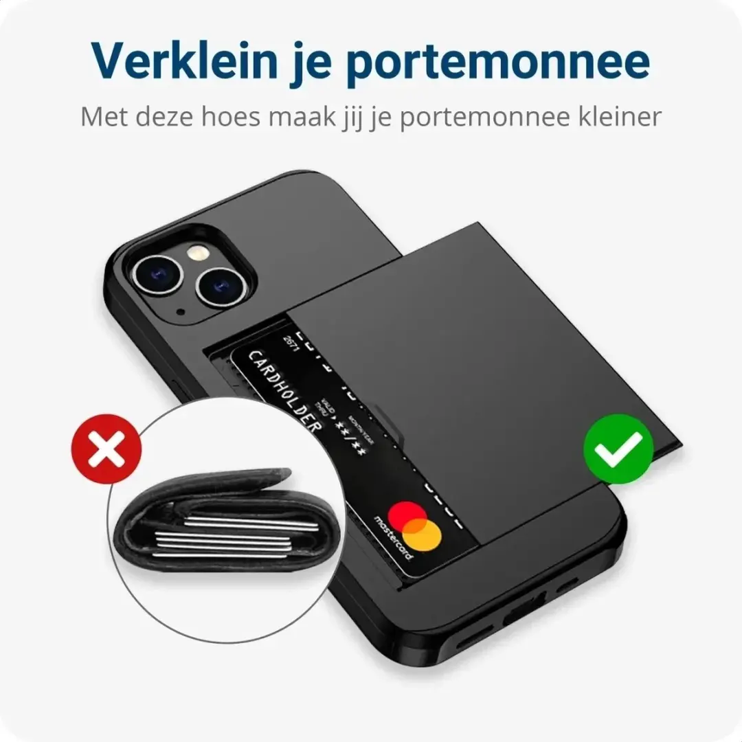 Selected Hoesje Samsung Galaxy S25 Plus - Kaarthouder 2 Stuks - Zwart