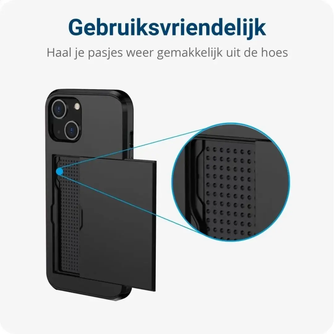 Selected Hoesje Samsung Galaxy S25 Plus - Kaarthouder 2 Stuks - Zwart