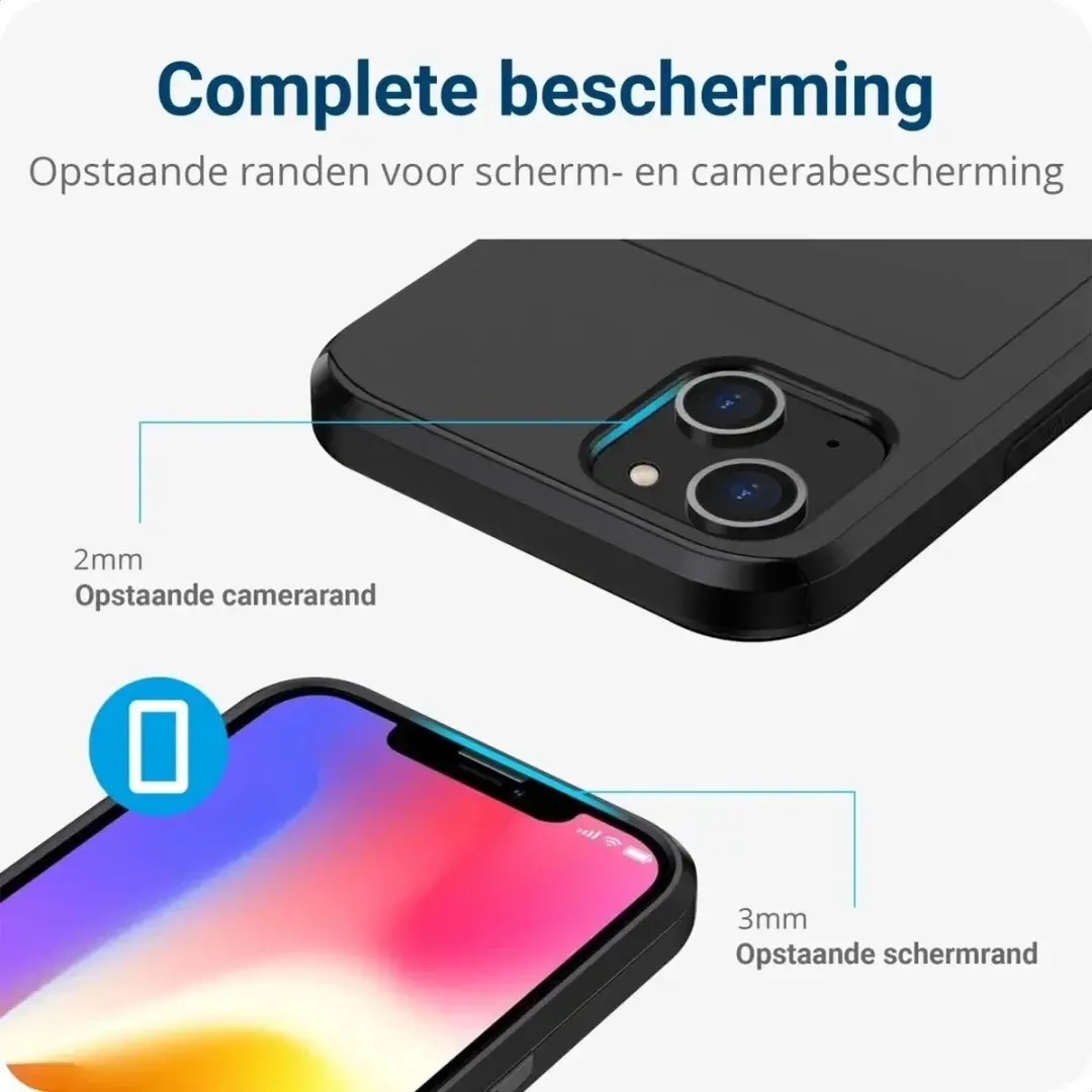Selected Hoesje Samsung Galaxy S25 Plus - Kaarthouder 2 Stuks - Zwart