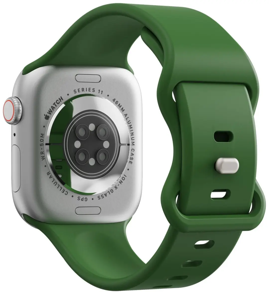 Selected SBG Siliconen Bandje Apple Watch 7 45mm - Alfalfa