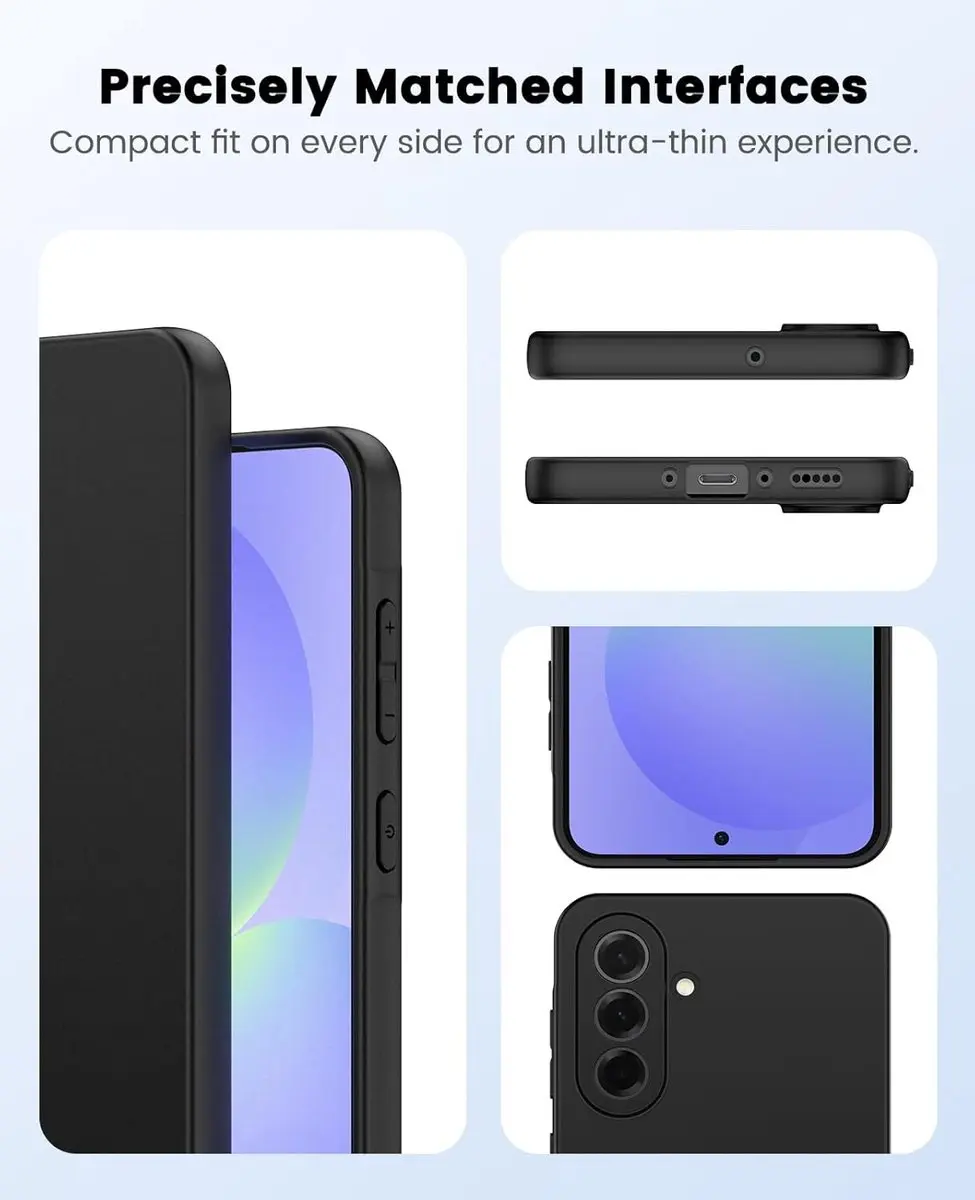 Selected Zwart Dun TPU Hoesje Samsung Galaxy A36