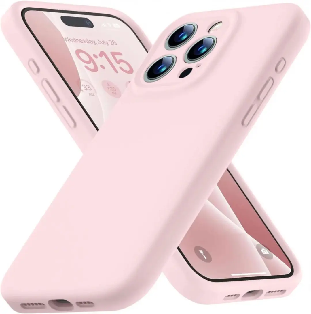 Selected by GSMpunt Hoesje iPhone 15 Pro Max Roze - Dun Siliconen