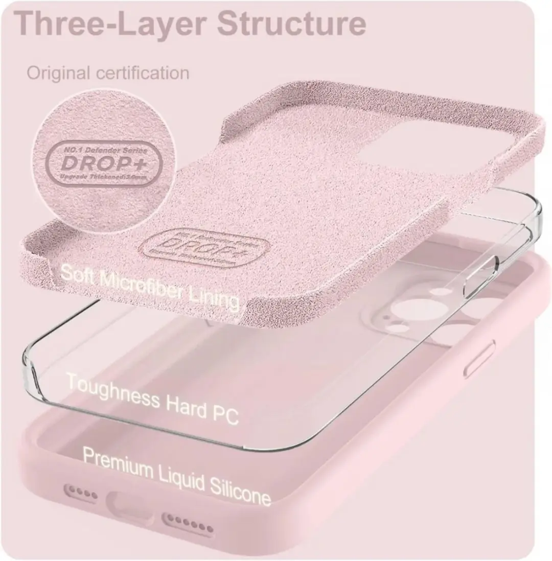 Selected by GSMpunt Hoesje iPhone 15 Pro Max Roze - Dun Siliconen - afbeelding 6 van 6