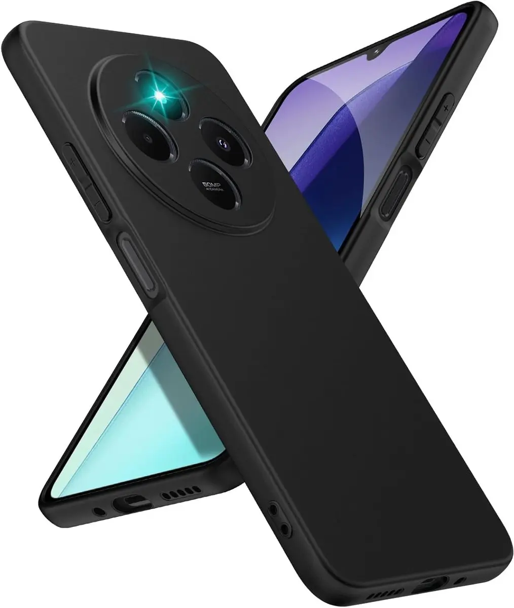 Selected Zwart Dun TPU Hoesje Xiaomi Redmi 14C