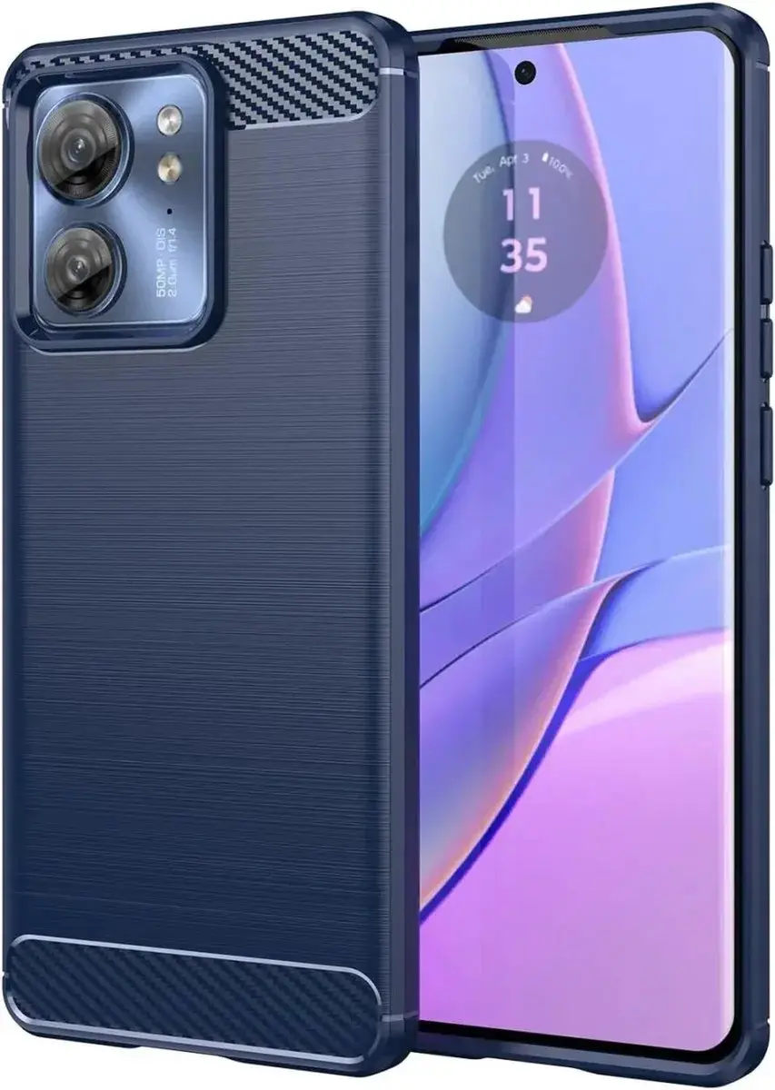 Selected by GSMpunt Motorola Edge 40 Hoesje Blauw