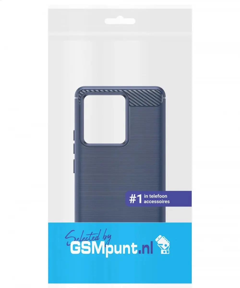 Selected by GSMpunt Motorola Edge 40 Hoesje Blauw - TPU