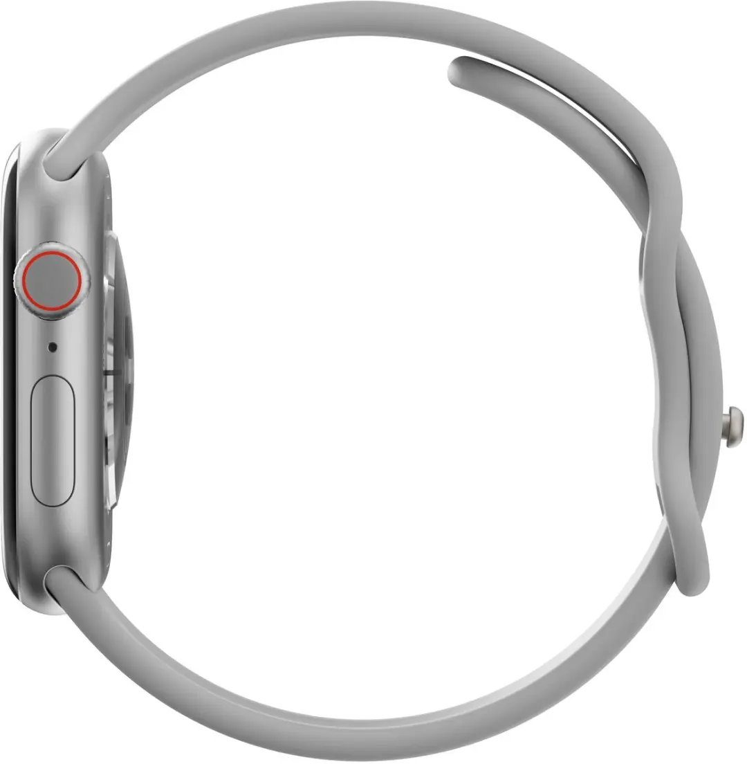Selected SBG Siliconen Horlogeband Apple Watch 38-42mm - Cloud Grey - afbeelding 6 van 6