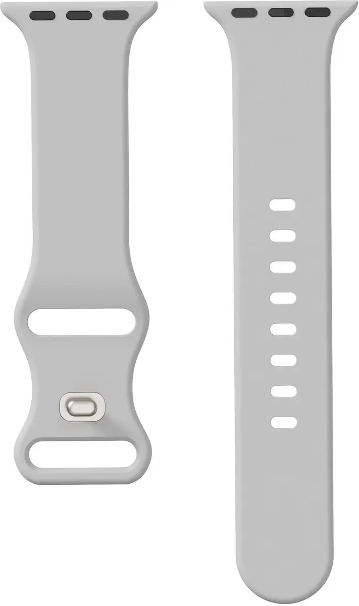 Selected SBG Siliconen Horlogeband Apple Watch 38-42mm - Cloud Grey