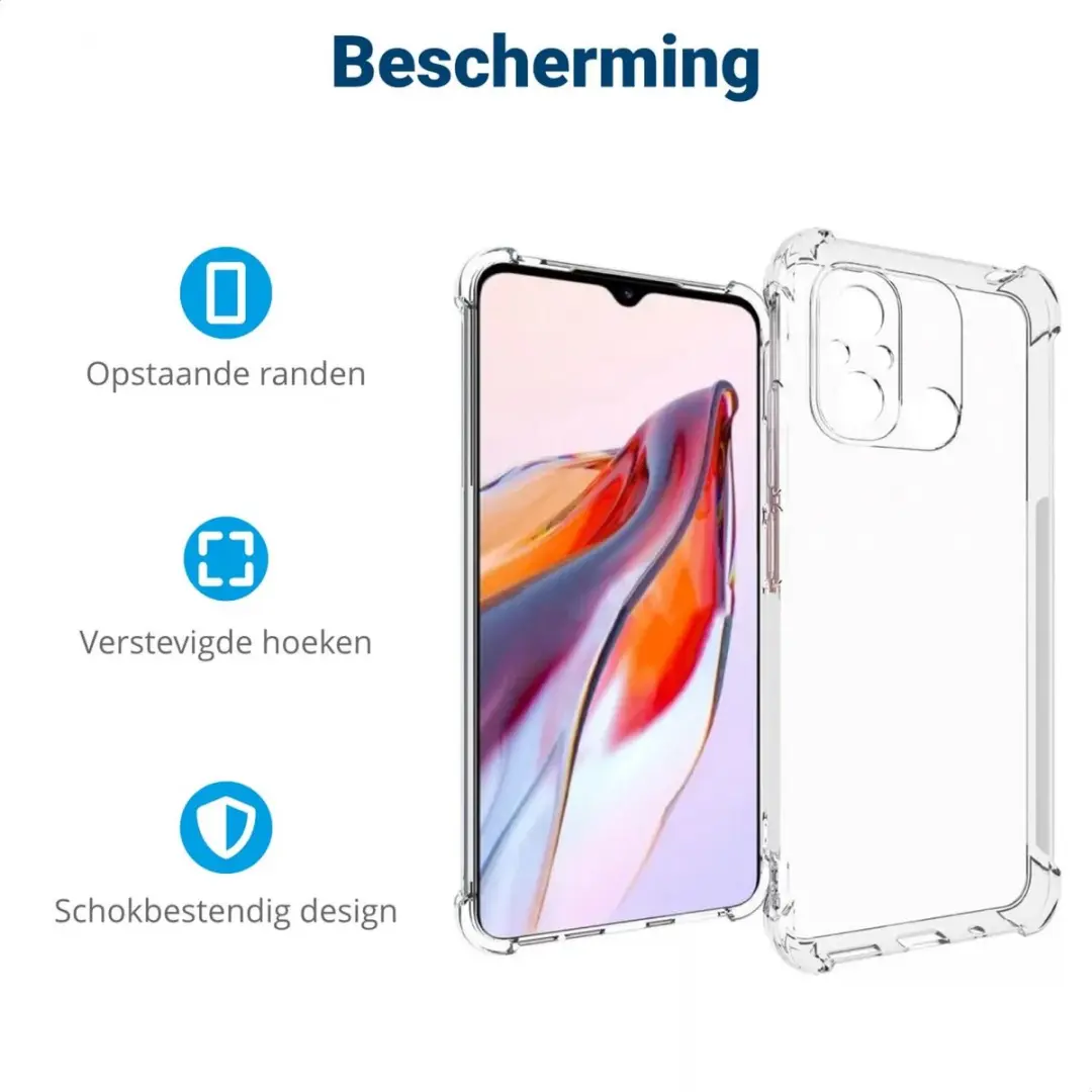 Selected TPU Hoesje Xiaomi Redmi 12 - Transparant