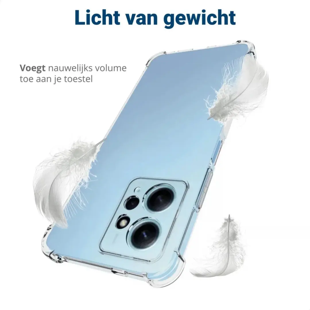 Selected TPU Hoesje Xiaomi Redmi 12 - Transparant - afbeelding 6 van 6