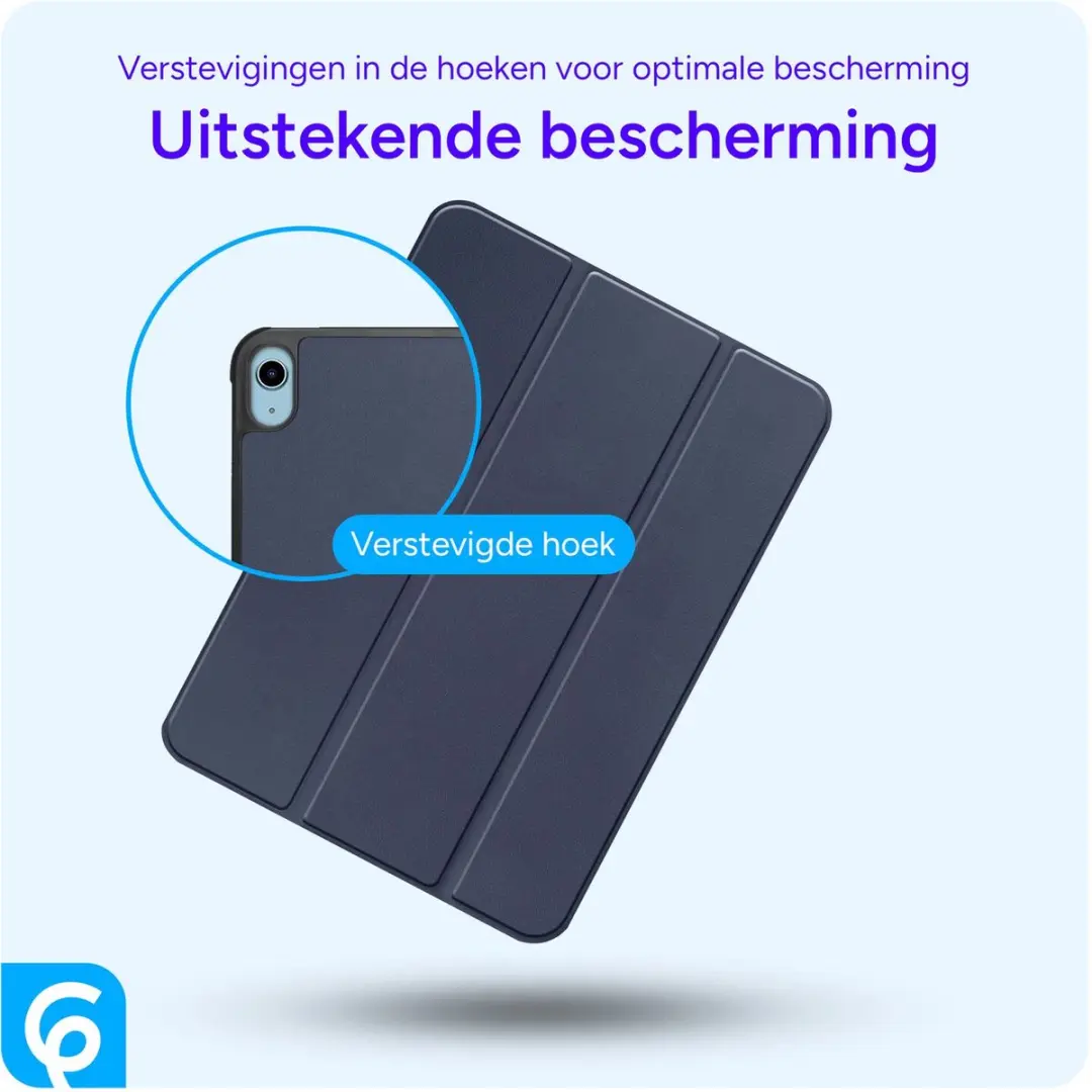 Selected Lenovo Tab One Tablethoes - Tri-fold Kunstleder Blauw