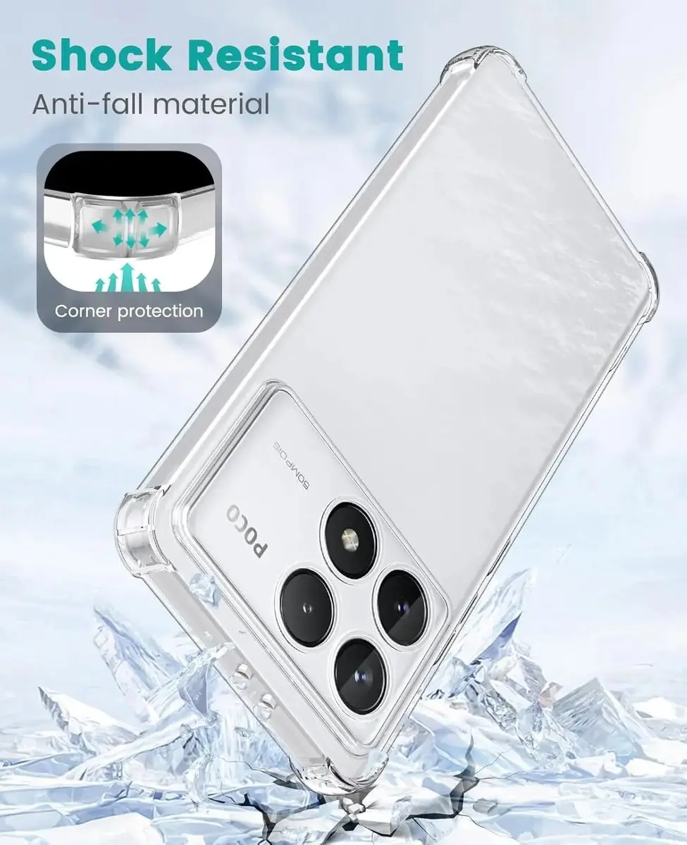 Selected Transparant Hoesje Xiaomi Poco F8 Ultra - Schokbestendig