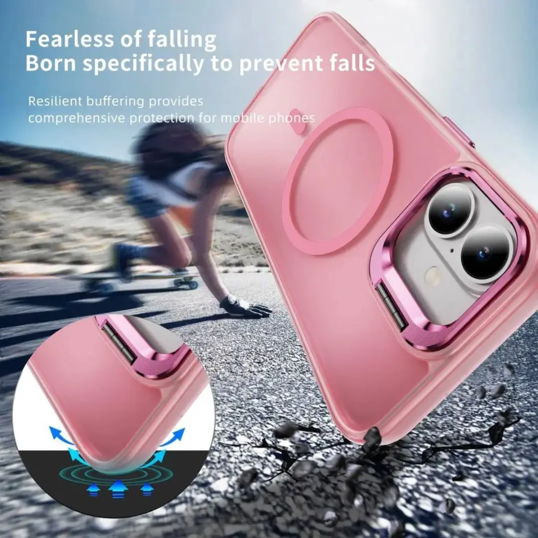 Selected by GSMpunt Apple iPhone 17 Hoesje - Roze - MagSafe & Qi2