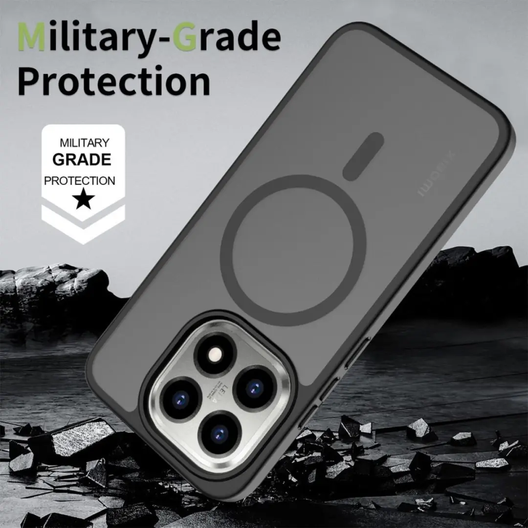 Selected Xiaomi 15T Hybrid Back Cover Hoesje - MagSafe - Zwart - afbeelding 6 van 6