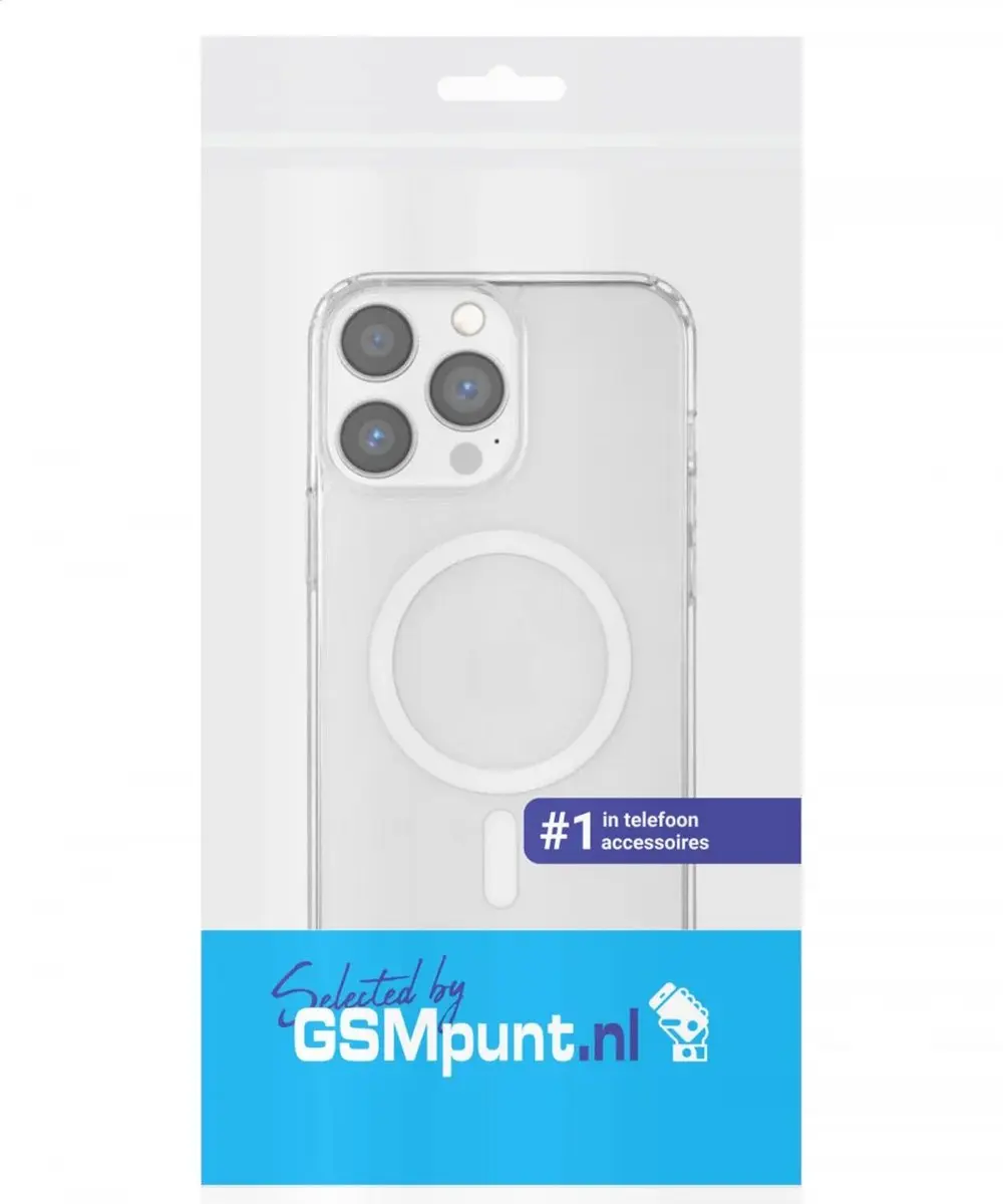 Selected by GSMpunt Hoesje iPhone 13 Pro Max - MagSafe Transparant