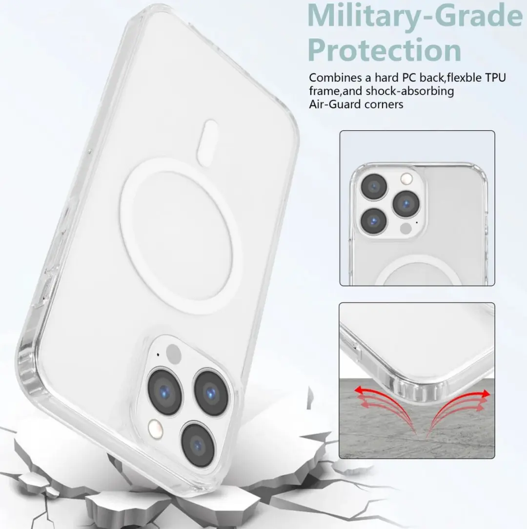 Selected by GSMpunt Hoesje iPhone 13 Pro Max - MagSafe Transparant