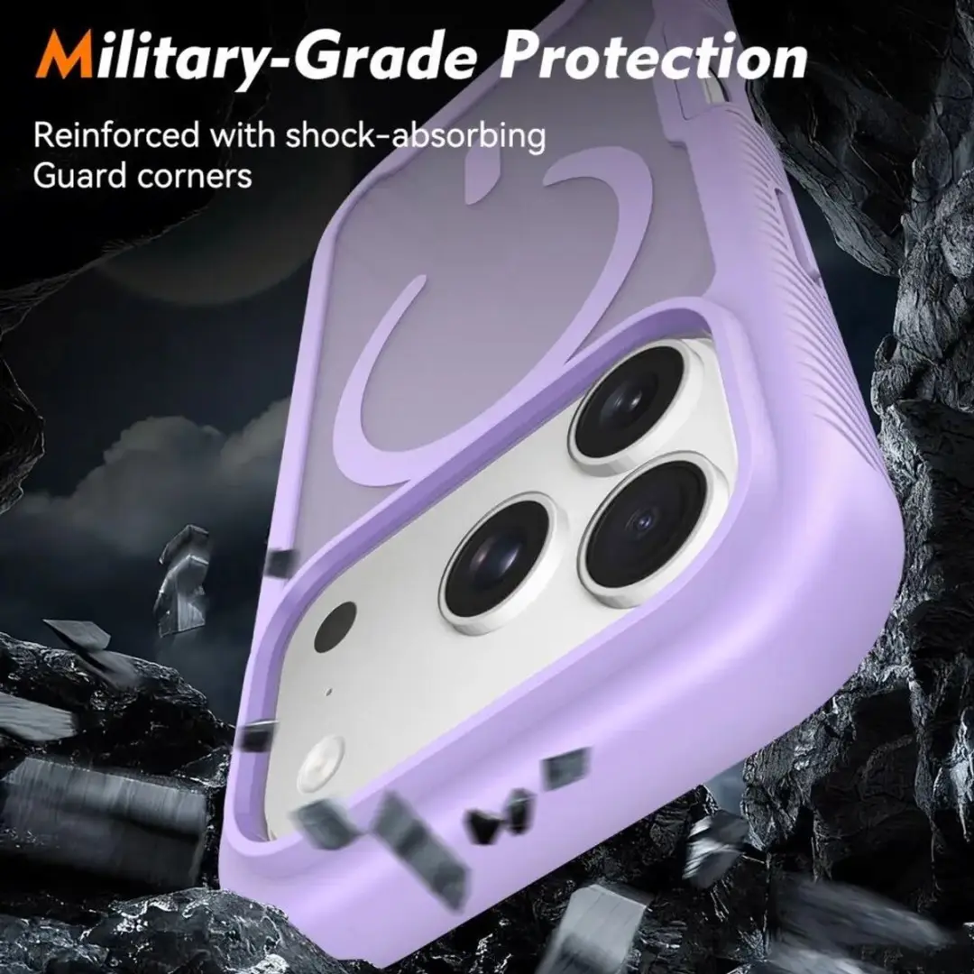Selected by GSMpunt.nl iPhone 17 Pro Hoesje Matte Paars - MagSafe - afbeelding 6 van 6