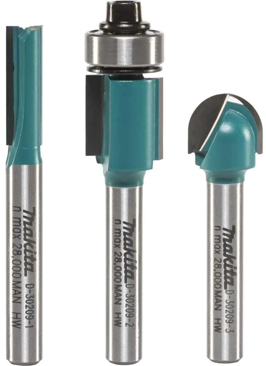 Makita D-30209 Frees Set - 3-delig